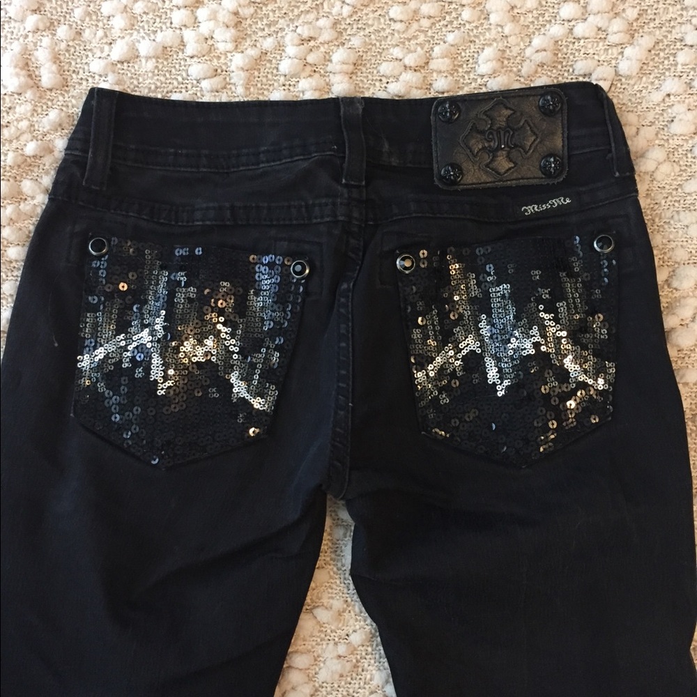 Black miss me skinny jeans